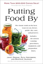 Cover of Putting Food By