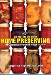Cover of Ball Complete Book of Home Preserving