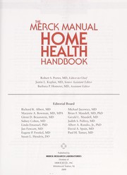 Cover of The Merck Manual Home Health Handbook